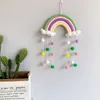 Радуга детское украшение комнаты ручное плетение облако мяч подвески детская комната стены висит дома детей милый многоцветный 14JY G2