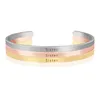 Zuster Manchet Bangle Inspirerende Citaten Gegraveerde Mantra Armband Hand Gestempeld Manchet Bangles Best Trendy Gift voor Zuster Q0719