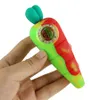 carrot unqiue shape held mini hand pipe oil rig bong spoon pipes bubbler dab rigs Smoking Accessories