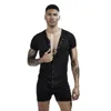 Corpo masculino Shapers de 2022 homens Men One Piece Bodywear Wrestling Bodysuit Rouco Gonge Bodysuits Sexy Menhome Casual Exercício Conjuntos de exercícios