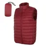 Bang Matt Tissu Hommes Duck Down Gilet Ultra Light Down Veste sans manches léger coupe-vent mâle gilet outwear 210819