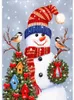 5D DIY Kerstmis Volledige Boor Rhinestone Diamant Schilderij Kits Cross Stitch Santa Claus Snowman Thuis Décor FY3209 CDC15