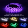 قطاع الصمام 5050 DC12V 60 المصابيح / م مرنة الصمام الخفيفة RGB RGBW 5050 LED قطاع 300LEDS 5M / LOT