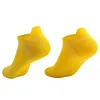 5 Pairs/set Outdoor Sports Mens And Womens Fitness Running Color Autumn Summer Thin Boat Quick Dry Socks Short Cut