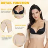 2019 frauen Neue Arm-Former Schulter Corrector Abnehmen Unterwäsche Nahtlose Langarm Sexy Crop Tops Chirurgie Shapewear