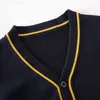 Maglione per bambini per bambini Ragazzi Cardigan lavorato a maglia in cotone a maniche lunghe Capispalla Giubbotti per adolescenti Vestiti in maglia Top 211106