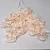 100cm Simulação Hydrangea Grinalda Branco Ramo Drifting Neve Gypsophila Artificial Seda Cereja Blossoms Arch Decorações