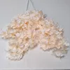 100cm Simulation Hortensia Couronnes Branche Blanche Dérive Neige Gypsophile Soie Artificielle Fleurs De Cerisier Décorations D'arc De Mariage