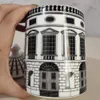 Красочная керамическая подсвечника Heigth 14cm DIY DIY ручной замок Candy Jar