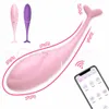 Bluetooth-контроль проживания VAGINA Vibrator мощный G-Spot Массаж для взрослых секс-игрушка для женщины и пары водонепроницаемый клитор стимулятор
