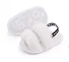 3pairs/lot!Fashion Faux Fur Baby Sandals Summer Cute Infant Babys boys girls shoes soft sole Walking Shoe indoor for 0-18M