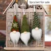 Christmas Decorations 3pcs Forest Old Man Mini Doll Tree Pendant Xmas Decoration For Home Gnome Kids 2022 Year Gifts