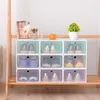 Clothing Storage & Wardrobe Foldable Clear Shoes Thickened Drawer Case Plastic Shoe Stackable Organizer Shoestorage Rack 2022