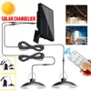 Waterdichte Solar LED Hanglamp Outdoor Flood Hanging Garden Lamp + Afstandsbediening - 100W