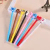 40 Pce Cartoon Dog Gel Ink Gift Student Forniture per ufficio Test Cute Kawaii Cancelleria Animale Penna 210330234W