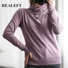 Pullover a maglieria READETTIVE DONNA TURTLENECK SLIN SLEP SLIET AUTUNGO INVERNO MIMERISTICHE LUNGHIO MAGNI MAGLI FEMMINILE 210914