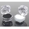 20st Rings Box Jewelry Clear Acrylic Wedding Gift Ring Stud Dust Plug