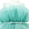 Girls Party Dresses Baby Clothes Wedding Princess Gown Elegant Tulle Dress Birthday Bridesmaid Evening Party 20220301 Q2