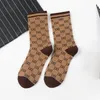 High quality Hip Hop Harajuku Style men's socks Unisex Breathable Cotton Geometric Checkered Long Tube Woman Skateboard Socks