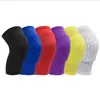 Hot Honeycomb Sports Safety Voleibol Basquete Curto Joelho Almofada à prova de choque à prova de choque de compressão Socks Fitness Knee Wraps Proteção de Brace Single Pack