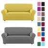 22 솔리드 컬러 Funda Sofa Elastica 1 2 3 4 Seater Sofa Chaise Cover 라운지 커버 S Modernos Para Sala 211116