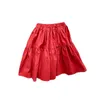 Bear Leader Girls Casual Skirts Fashion Kids Baby Solid Color A-Line Dresses Princess Party MId-Calf Clothes For 1-7Y 210708