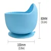 Food-Grade Siliconen Kom Waterdicht Lichtgewicht eenvoudig te reinigen Kind Voeding Servies Set Baby Bib Bowls Spoon Sucker XG0044