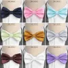 Mannen banden mode vlinder partij bruiloft strikje voor jongens meisjes snoep effen kleur bowknot hele accessoires bowtie