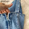 Womens Summer Denim Dresses Sexy V Neck Slim Spaghetti Straps Jeans Back Split Bodycon Long Trumpet 210601