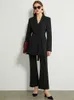 Amii minimalisme style britannique casual blazer femmes revers solide double boutonnage ceinture veste femme olstyle costume manteau 12030330 x0721