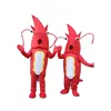 Lobster Cartoon Maskotki Kostium Rekwizyty Festiwal Animacja Performance Odzież Raki Marine Animal Halloween Xmas Dress