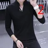 Hong Kong Street Fashion Trend Ice Silk T-shirt Versione coreana maschio coreana della personalità di auto-coltivazione sottile a maniche corte 210420