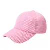 Full Hollowed Out Mesh Cap Favor Women Summer Sun Peakedcap Outdoor Fashion Ponytail Caps Andningsbar Casual Ball Hat ZYY935