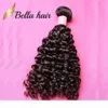 Bella Hair 2pcs lot Highest Grade Peruvian Deep Curly Wave Hair Bundle Brazilian Hair Weaves Thickness Raw Indian Hair Extensions1645997