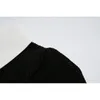 [eam] 여성 블랙 스 플라이 싱 캐주얼 편직 간단한 T- 셔츠 옷깃 반 슬리브 패션 봄 가을 1DD7873 210512