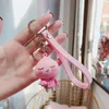 Söt mjuk keychain docka bilväska leksak mode tillbehör tecknad bild super söt nyckelkedja för tjejer gåvor