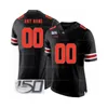 Custom Ohio State Justin Fields Football Jersey Elliott JK Dobbins Chase Young Stroud Fleming Sawyer Ewers George Williams Bosa 150TH Patch Stitched White Red Black