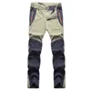 防水戦術的な貨物パンツ男性ハイキングミリタリークイック乾燥薄い通気性のズボン男性登山屋外のトレッキングパンツ210715