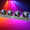 4PCs Movinghead Wash LED RGBW 12x10W 4In1 LED-strålkastare Head Stage Light för DJ Disco Wedding Club