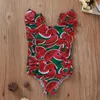 Baby Cute Ananas-stampa Watermelon-print Pagliaccetto Ragazza Costumi da bagno Bambini Costumi da bagno Bambini Nuoto Infantile Abbigliamento da spiaggia Popualr