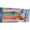 6 Pz/set Bambini Pennello FAI DA TE Colore Della Caramella Asta di Plastica Pennelli per Acquerelli Durevole Pittura a Guazzo Penna di Scrittura Forniture BH5352 WLY