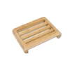 Piatti di sapone drenante quadrati per la prova di bambù sottili per hotel box contenitore per bagno naturale 4 7kd Q2