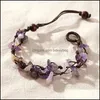 Шицкие украшения для хвостов богемони -фиолетовый камень для женщин.