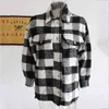 plaid wool blend jacket coat casual streetstyle vintage checkered autumn winter 210427