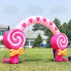 Oxford Candy Archway Balloon Balão Inflável Decoração Donut Arch Sport Start Finishing Line On Sale