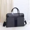 Male Business Single Shoulder Laptop Bag Cross Section Briefcase Computer Package Inclined Bag Men's Handbags Bags Briefcases Satchel computer bag designer