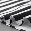 Marka Graffiti Stripes Drukuj Koszula Mężczyźni Mężczyzna Odzież Pełna Rękaw Slim Casual Koszule Anti-Wrinkle Cotton Camisas