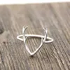 Womens Fashion Simple Antler Shape Adjustable Size Ring Jewelry Cute Animal Decoration Christmas Gift Ladies Accessories Gold/Silver