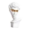 15CM Scultura astratta Resina David Persone Statue per la decorazione Statua Accessori per la decorazione della casa Mitologia Europa moderna 210607