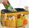 Makeup Bag Purse Cosmetic Storage Organizer Sundry Cosmetics Bulk travel Bags Multi Two Zipper